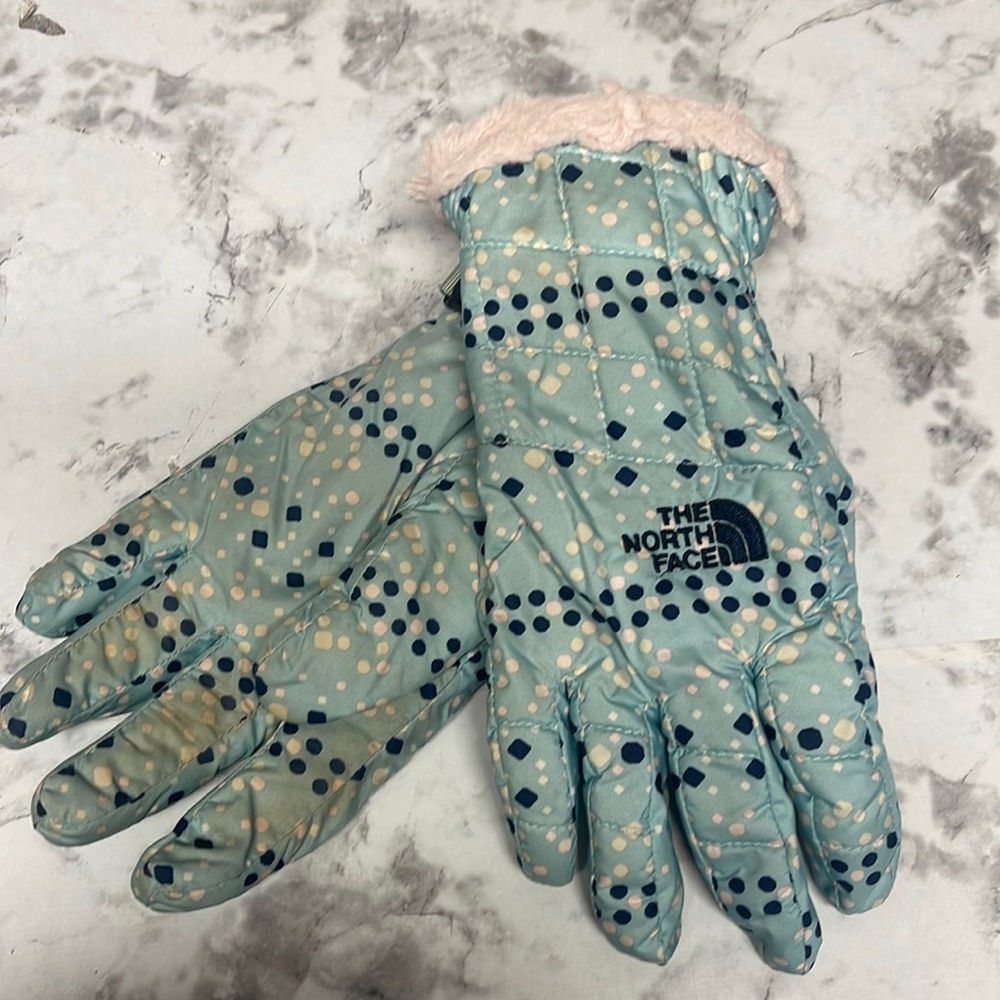 Northface kids gloves. Size Lg.